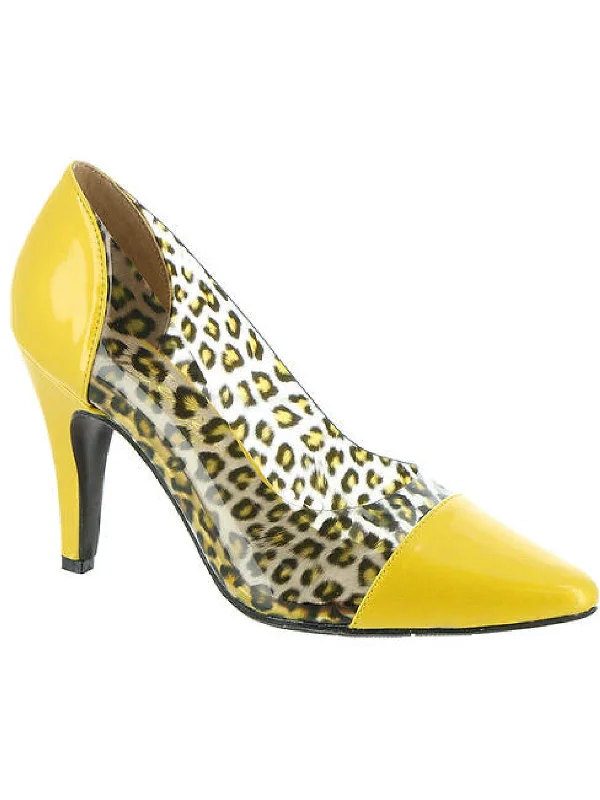 Women's faux suede stiletto heel pumps for a budget - friendly optionPaulina Womens Animal Print Pointed Toe Pumps