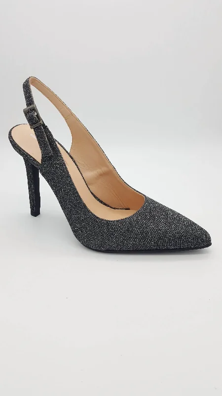 Women's patent leather stiletto heel pumps with a high - shine finishDunkeld Dress Pumps In Grey