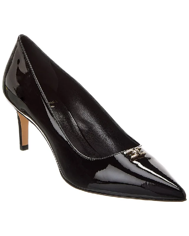 Women's platform stiletto heel pumps with a chunky soleM by Bruno Magli Reena Patent Pump