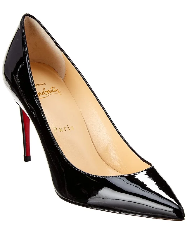 Women's wide - width stiletto heel pumps for a comfortable fitChristian Louboutin So Kate 85 Patent Pump (Authentic Pre-Owned)