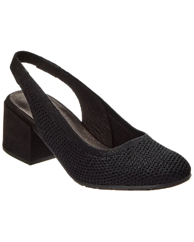 Women's lace - trimmed stiletto heel pumps with a scalloped edgeEILEEN FISHER Yarn Slingback Pump