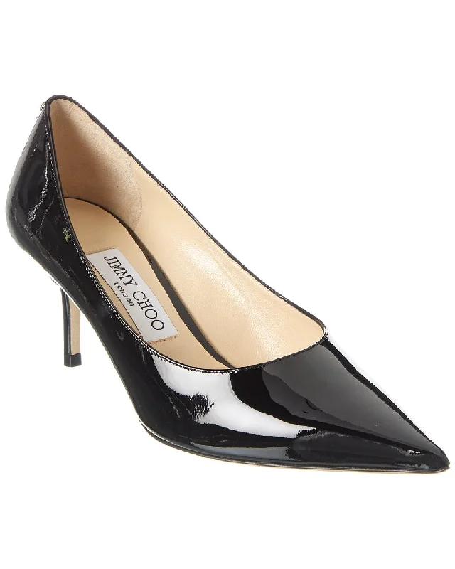 Women's forest green stiletto heel pumps for a nature - inspired lookJimmy Choo Love 65 Patent Pump (Authentic Pre-Owned)