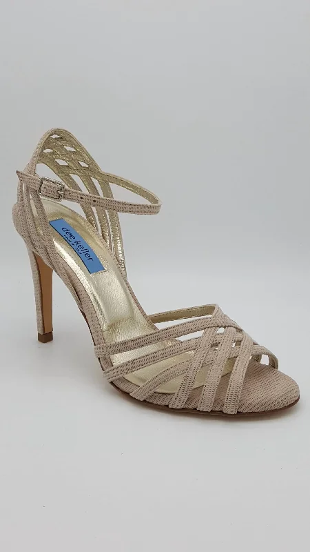 Women's velvet - covered stiletto heel pumps for a luxurious lookJane Heels In Beige