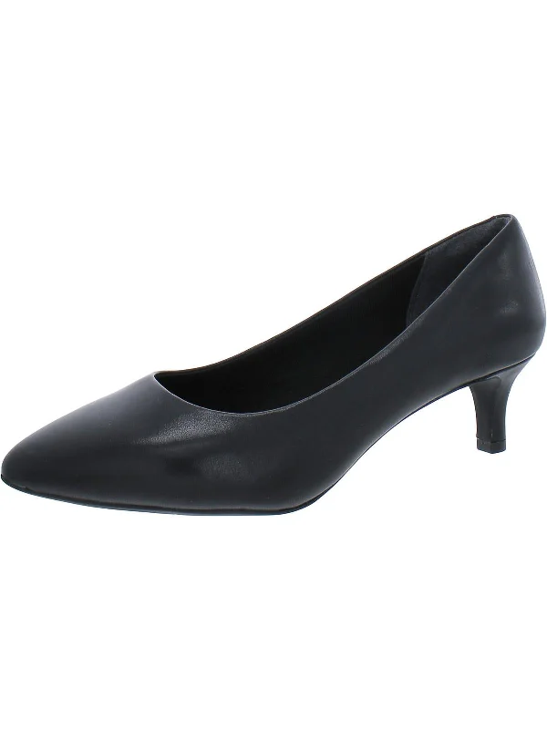 Women's satin - lined stiletto heel pumps for extra comfortKalila Womens Leather Comfort Pumps