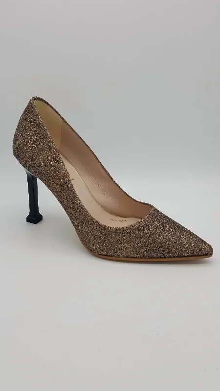 Women's faux suede stiletto heel pumps for a budget - friendly optionRamicla Heeled Shoe In Gold