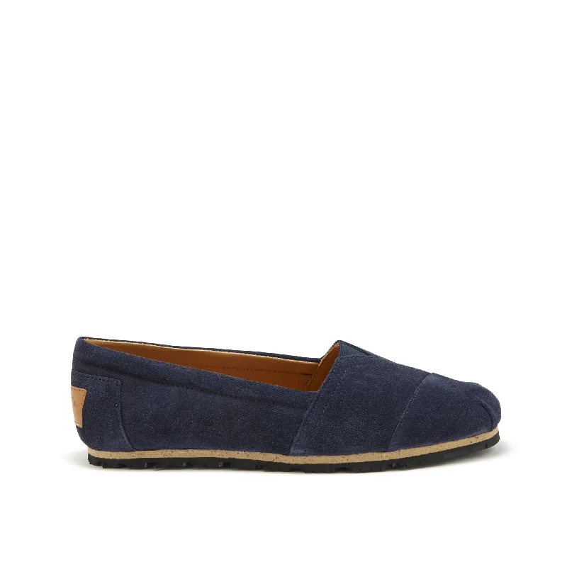 Women's Bow - Embellished Loafers in Red for a Feminine TouchWomen's Chukka Espadrilles, navy blue suede