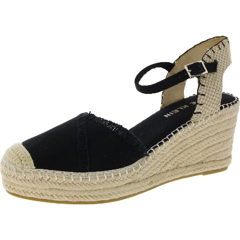 Women's Sandals with a Wedge Heel and a Tassel Detail in Orange for a Trendy LookAnne Klein Womens Canvas Slingback Espadrilles