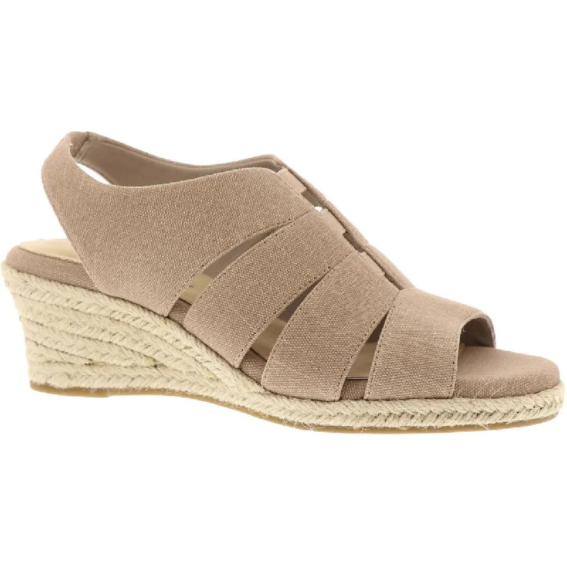 Child - Friendly Women's Sandals with a Secure Buckle in Purple for Moms on the GoAziza Womens Wedge Peep Toe Espadrilles