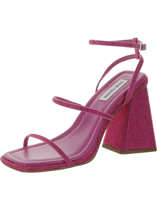 Adjustable Strap Women's Sandals with a Padded Heel in Pink for a Custom FitBritani  Womens Heels