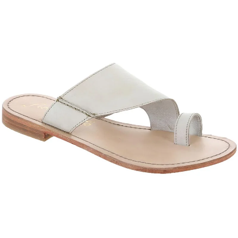 Adjustable Strap Women's Sandals with a Padded Heel in Pink for a Custom FitFree People Womens Sant Antoni Leather Slip On Slide Sandals