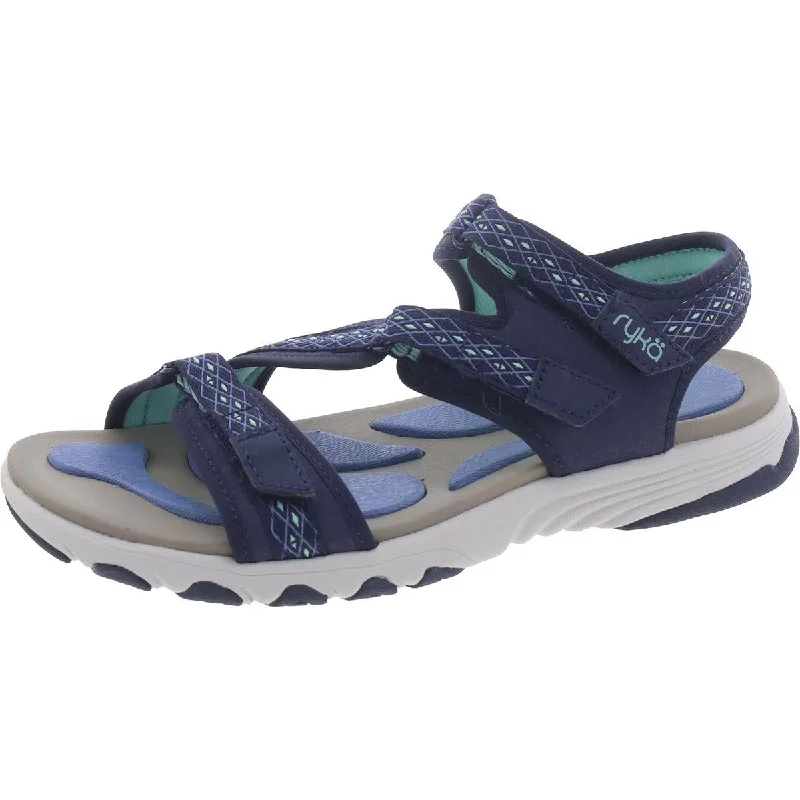 Child - Friendly Women's Sandals with a Secure Buckle in Purple for Moms on the GoGinger Womens Faux Leather Flats Sport Sandals