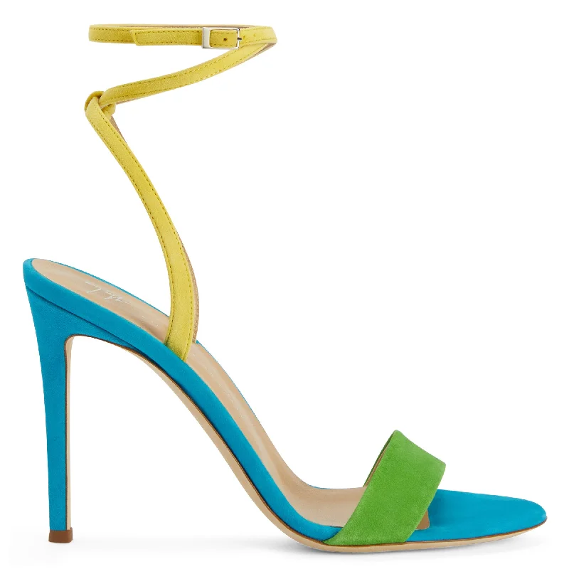 Waterproof Women's Rubber Beach Sandals with Arch Support in Blue for Water ActivitiesGiuseppe Zanotti Erwan