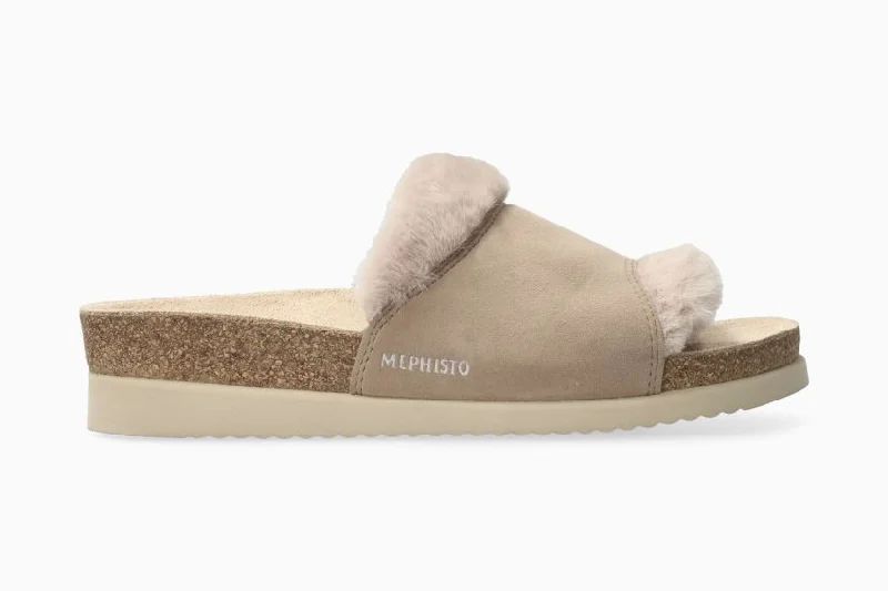 Women's Cork - Soled Espadrille Sandals with a Rope - Trimmed Upper in Navy for a Summer VibeHemeline - Light Taupe