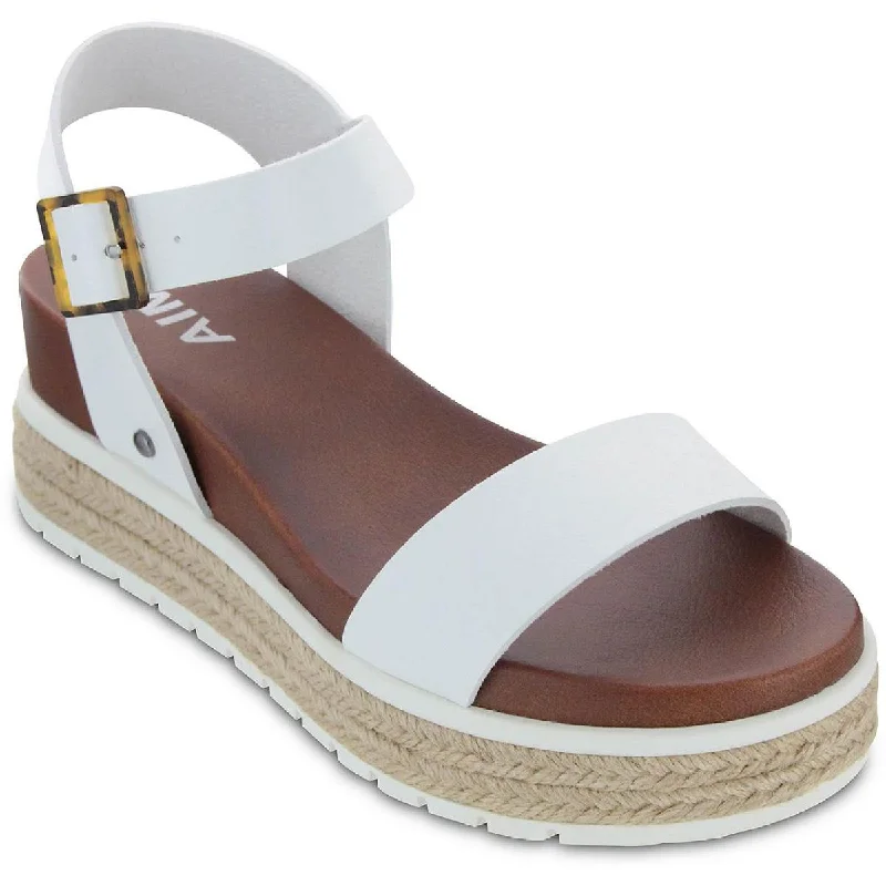 Child - Friendly Women's Sandals with a Secure Buckle in Purple for Moms on the GoMia Womens Kiera Wedge Platform Espadrilles