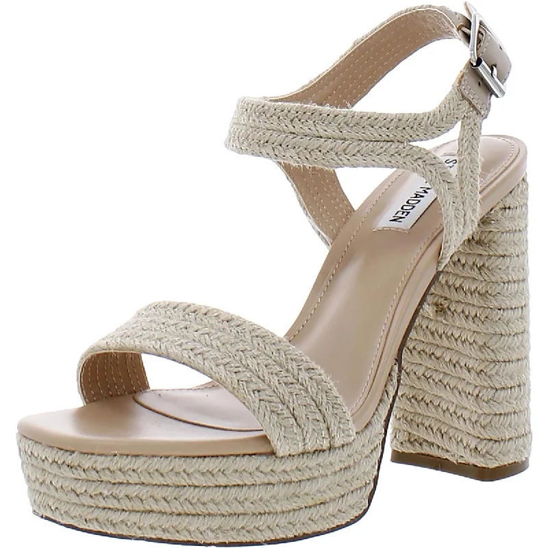 Child - Friendly Women's Sandals with a Secure Buckle in Purple for Moms on the GoSteve Madden Womens Lombardo Woven Open Toe Platform Sandals