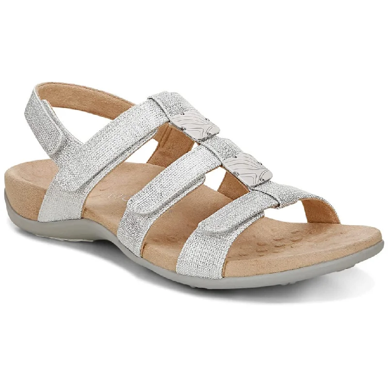 Sustainable Women's Recycled Material Sandals in Beige for Eco - Conscious ShoppersRest Amber Synthetic Women's Slingback Sandals