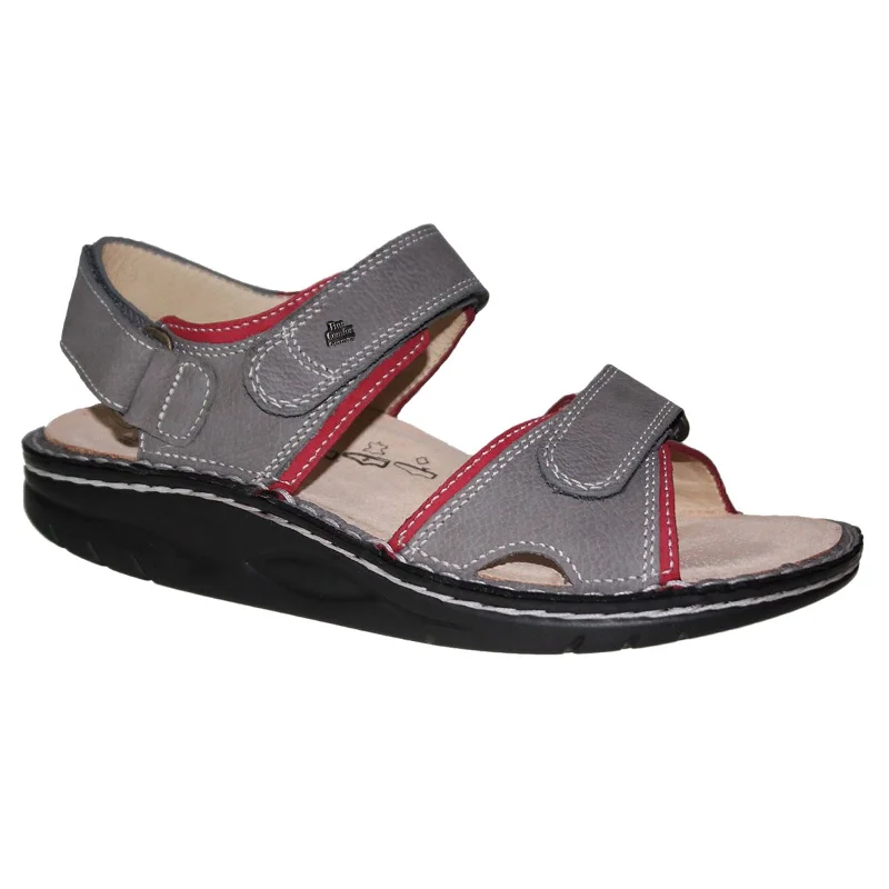 Elastic - Strap Women's Sandals with a Padded Toe in Teal for Easy On - and - OffYuma Nubuck Leather Women's Casual Sandals