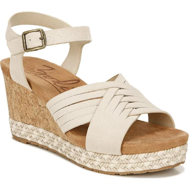 Women's Strappy Gladiator Sandals with Buckle Closures in Tan for a Boho LookZodiac Womens Paola Cork Platform Espadrilles