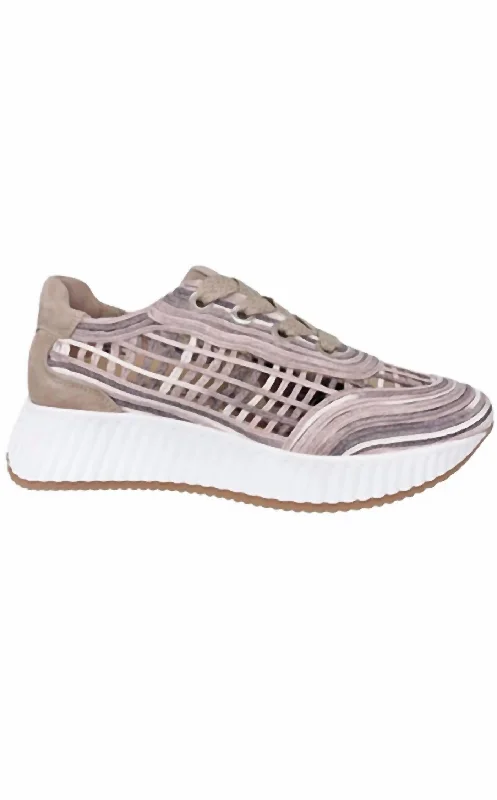 Patterned Print Women's Sneakers in Floral Designs for a Feminine and Fashion - Forward LookArdi Sneaker In Rafi Multi Sand