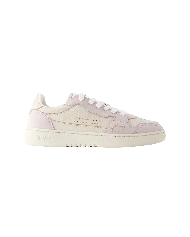 Women's Sneakers with Heel - Stabilizing Technology for Better Balance During RunningDice Lo Sneakers - Axel Arigato - Leather - Beige/Lilac