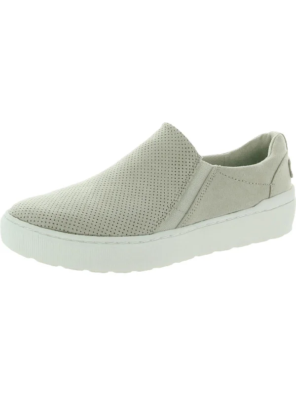 Women's Sneakers with Hidden Wedges for a Subtle Height Boost and Added StyleDo It Right Womens Faux Suede Lifestyle Slip-On Sneakers