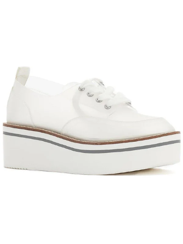 Vegan - Friendly Women's Sneakers Made from Recycled Materials for an Eco - Conscious ChoiceGiera Womens Transparent Lace Up Casual and Fashion Sneakers