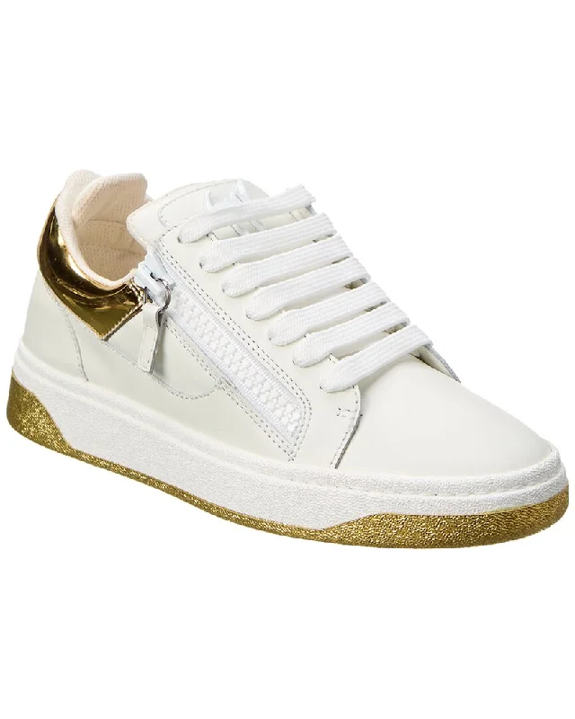 Women's Sneakers with Hidden Wedges for a Subtle Height Boost and Added StyleGiuseppe Zanotti GZ/94 Leather Sneaker