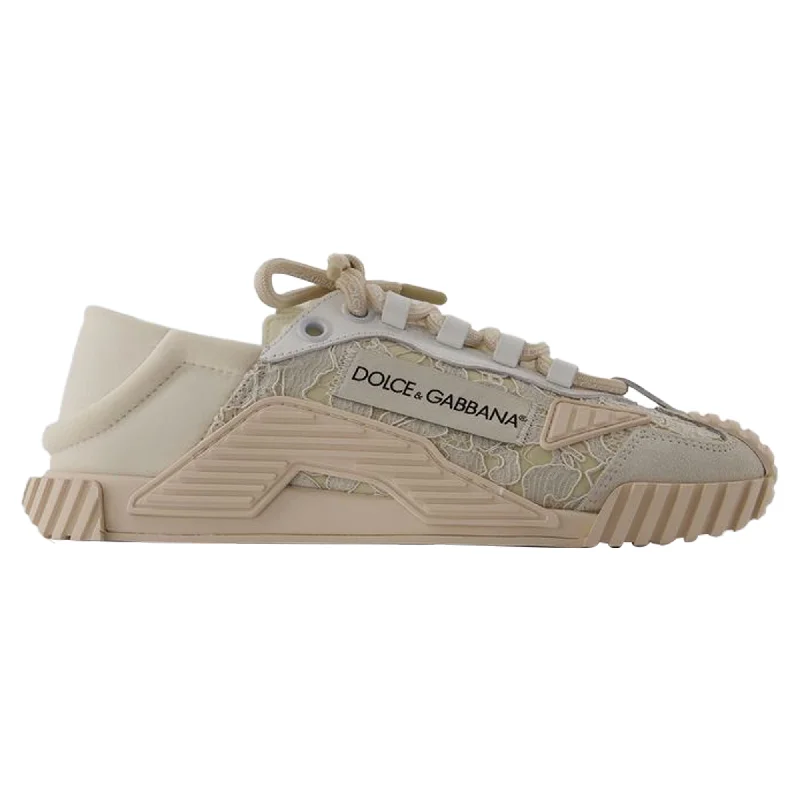 Water - Resistant Women's Hiking Sneakers with Traction Outsoles for Outdoor AdventuresLow Top Sneakers - Dolce&Gabbana - Nylon - Pink