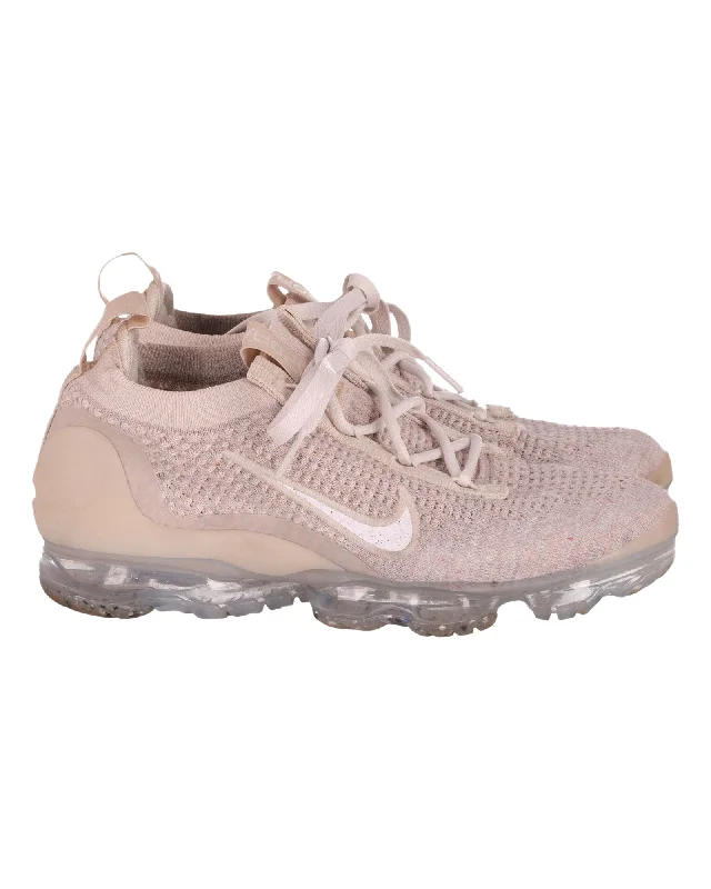 Women's Sneakers with Removable Insoles for Easy Cleaning and CustomizationNike Air Vapor Max 2021 Fly knit Sneakers in Pink Synthetic