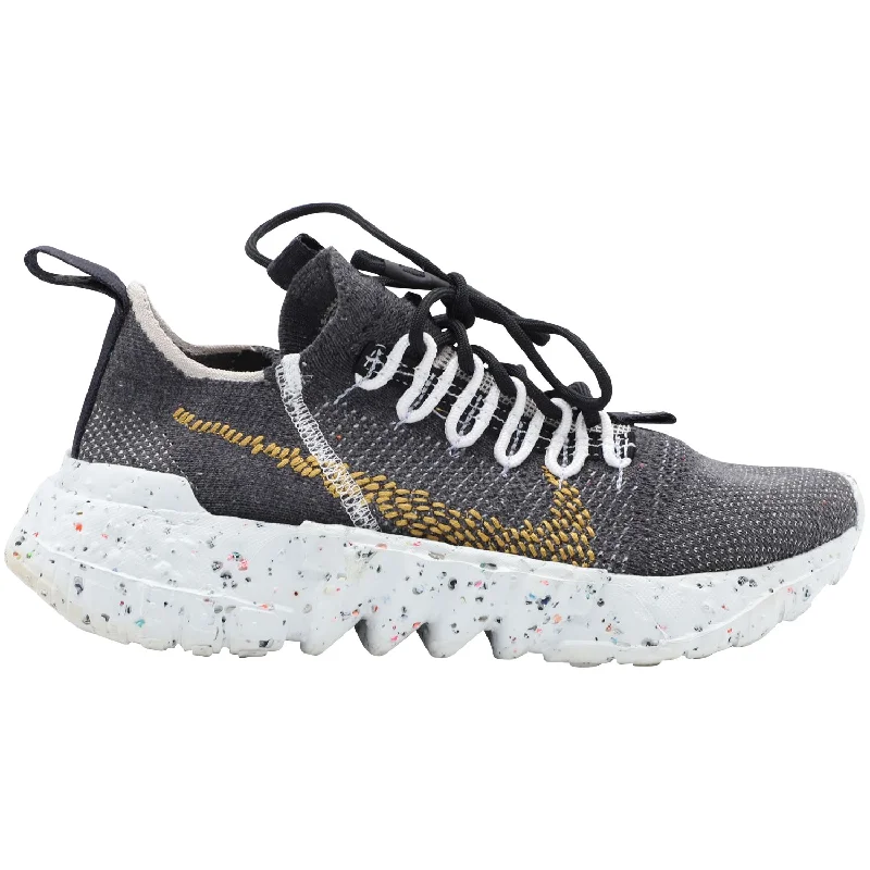 Women's Sneakers with Removable Insoles for Easy Cleaning and CustomizationNike Space Hippie 01 Sneakers in Black Wheat Recycled Polyester