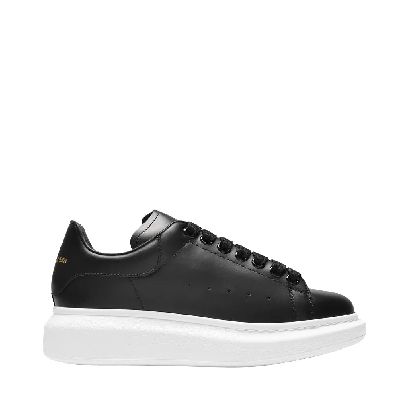 Slip - On Women's Canvas Sneakers in Navy for Easy and Effortless WearOversized Sneakers - Alexander Mcqueen - Leather - Black