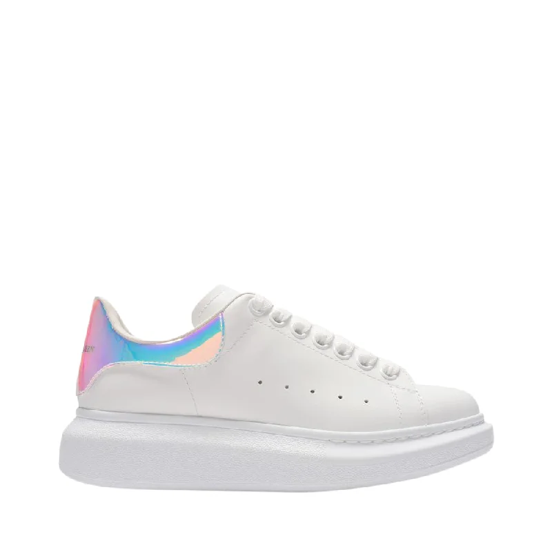 Lace - Up Women's Athletic Sneakers with Shock - Absorbing Midsoles for Intense WorkoutsOversized Sneakers - Alexander Mcqueen - White/Holographic - Leather