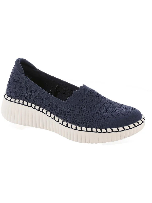 Lightweight Knit Women's Sneakers with Arch Support for All - Day ComfortWilshire Blvd Womens Lifestyle Memory Foam Slip-On Sneakers