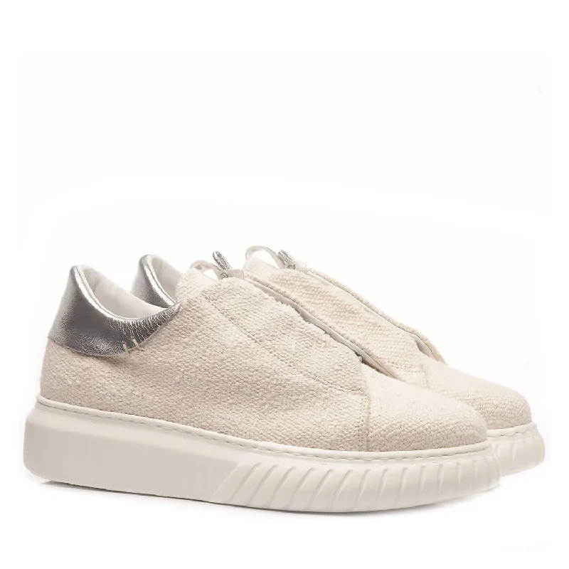 Women's Sneakers with Hidden Wedges for a Subtle Height Boost and Added StyleWomen's Libi Sneakers In Cream