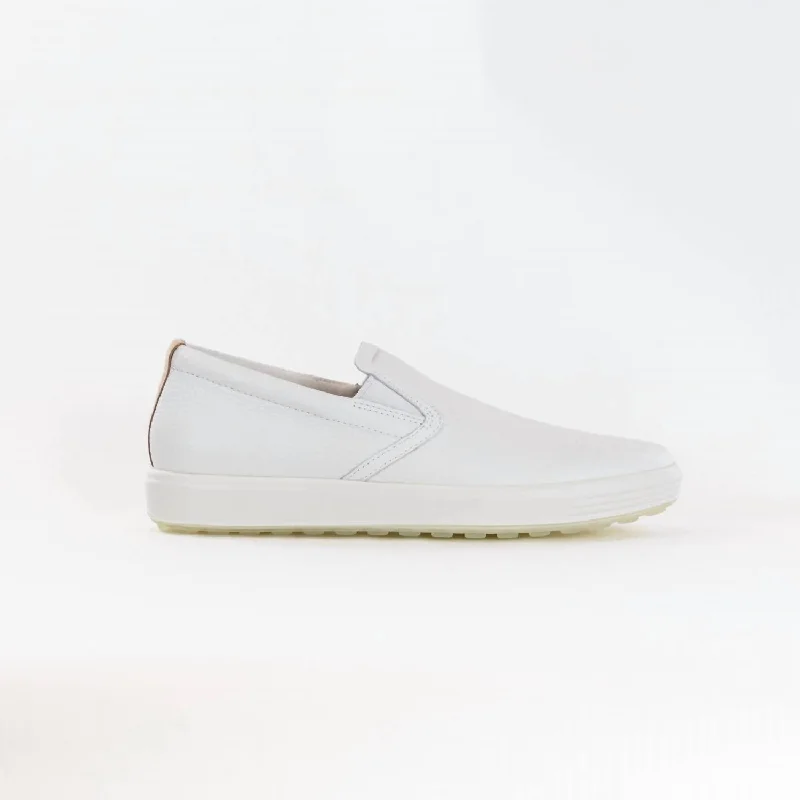 Low - Top Women's Tennis Sneakers in Bright Neon for a Pop of Color on the CourtWomen's Soft 7 Casual Slip On Sneakers In White/powder